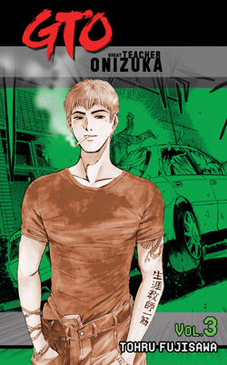 Onizuka, with a wrecked Cresta in the background.